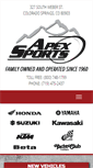 Mobile Screenshot of apexsportsinc.com
